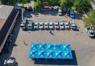 Milas Belediyesi araç filosunu 9 yeni araçla güçlendirdi