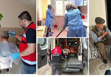 Evde Destek Hizmetleri Devam Ediyor