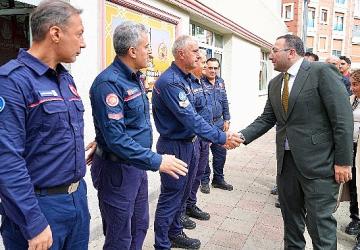 Üsküdar Belediye Başkan Vekili Gültekin'den İtfaiyecilere: “Minnet Duymamız Gereken Kahramanlarsınız"
