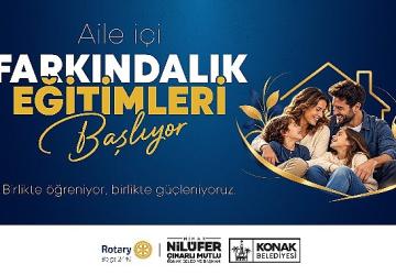Konak'ta Aile İçi Farkındalık Seminerleri başlıyor