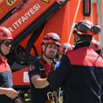 İzmir İtfaiyesi'nden gerçeği aratmayan tatbikat