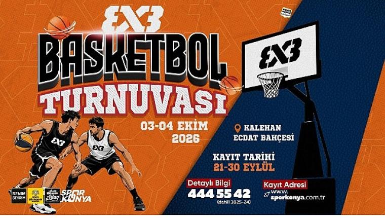 Konya'da 3X3 Basketbol Heyecanı Başlıyor