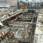 Akkuyu NGS'nin 4. güç ünitesinde makine dairesi binası plakasının beton dökme çalışmaları tamamlandı