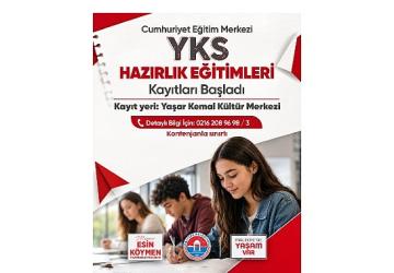 YKS hazırlık eğitimleri için kayıtlar devam ediyor