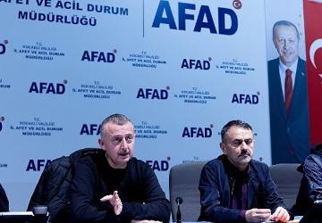 Büyükakın'dan, günlerdir sahada olan ekiplere teşekkür