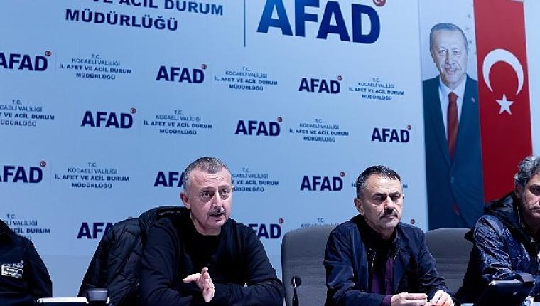 Büyükakın'dan, günlerdir sahada olan ekiplere teşekkür