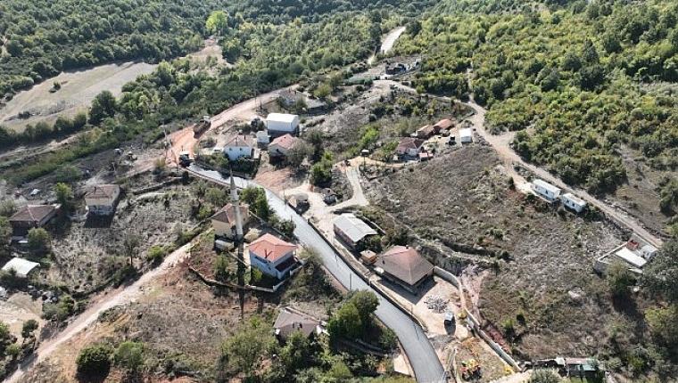 Körfez'de köy yollarına Büyükşehir dokunuşu