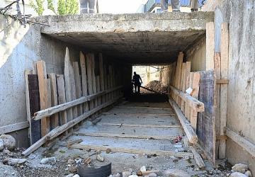 Kemer'de altyapı çalışmaları