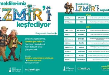 İzmir'in emeklileri kenti keşfetmeye devam ediyor