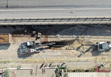 Körfez Cahit Zarifoğlu Caddesi'nde Altyapı Çalışmaları Tamamlandı