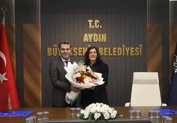Başkan Çerçioğlu'na AK Parti Kuyucak'tan ziyaret