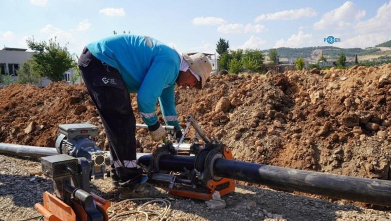 Tutdere, Türmüz Mevkii'nde 400 metrelik yeni içme suyu hattını tamamladı - Videolu Haber