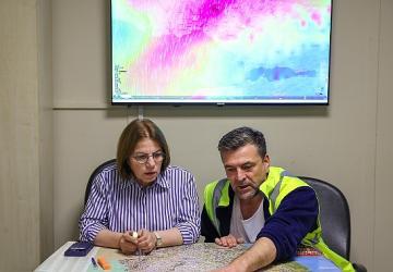 Maltepe Belediyesi ekipleri sağanak yağış ve fırtınaya karşı tam kapasite sahada