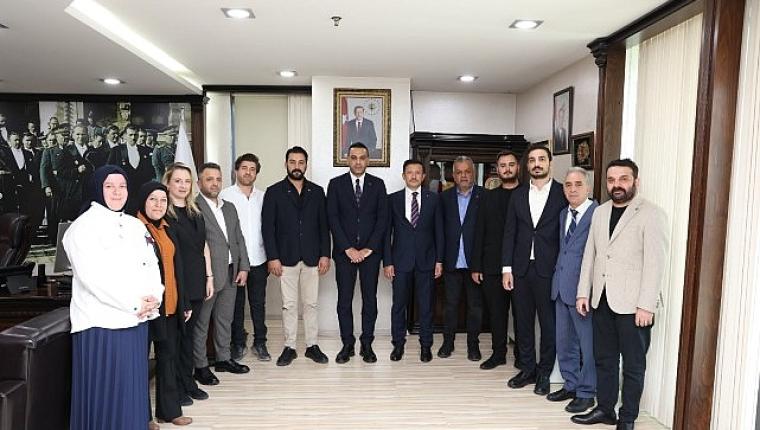 Hamza Dağ'dan Başkan Yıldız'a Hayırlı Olsun Ziyareti