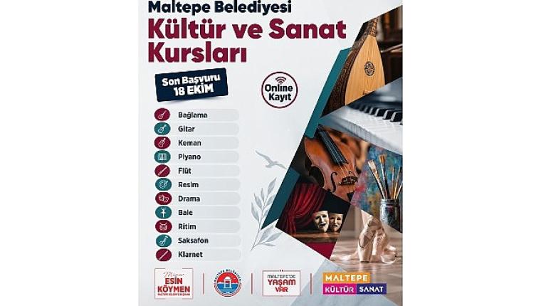 Maltepe Belediyesi'nin kültür ve sanat kurslarına kayıtlar başladı
