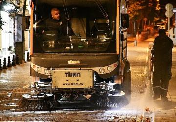 Lüleburgaz uyanmadan temizlik başlıyor