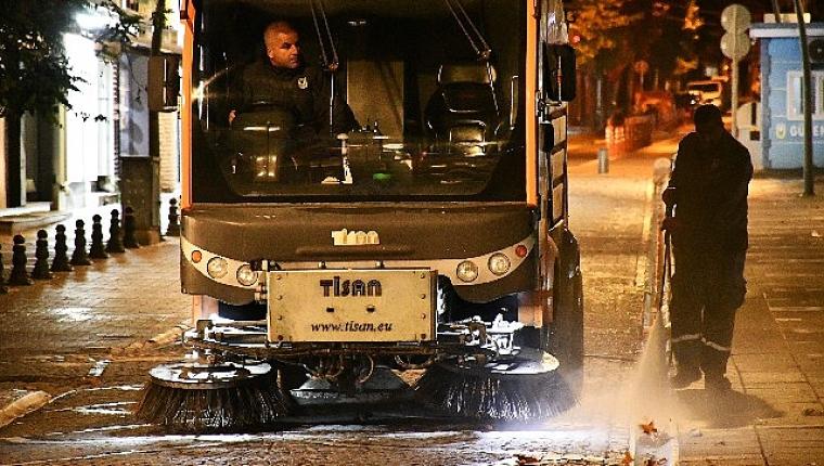 Lüleburgaz uyanmadan temizlik başlıyor