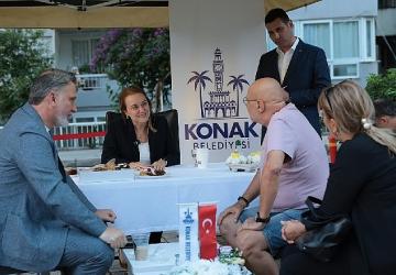 Konak'ta söz komşuların: Başkan Mutlu, Mehmet Ali Akman'da talepleri dinledi