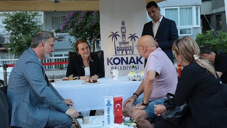 Konak'ta söz komşuların: Başkan Mutlu, Mehmet Ali Akman'da talepleri dinledi