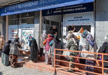 Büyükşehir, dayanışma noktalarıyla İzmirlinin yanında