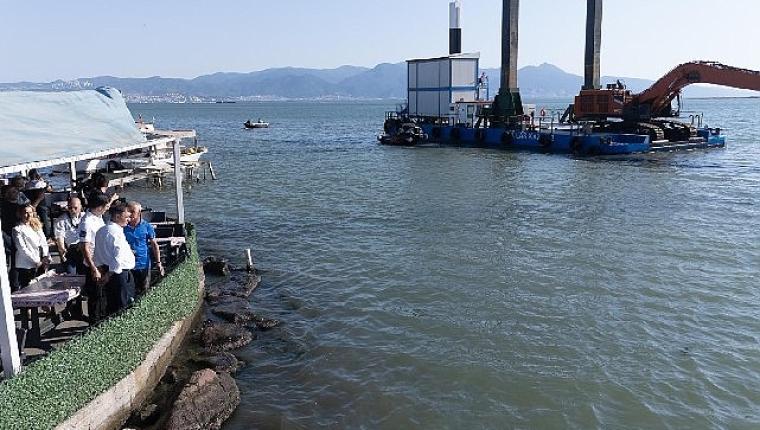 1,5 milyon ton dip çamuru çıkarıldı, rota kuzeye çevrildi