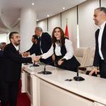 ADIYAMAN (PERRE) - (Şeriban ÖZÇAKMAK) - Adıyaman Ticaret ve Sanayi Odası'nda (ATSO) organ seçimlerinin ardından gerçekleştirilen Meclis Başkanlığı seçiminde Abdulgani Bereket, 48 oyla Meclis Başkanı seçildi.