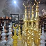 ADIYAMAN (PERRE) - (Berfin GÜRBÜZ) - Rize'de yapımı devam eden Recep Tayyip Erdoğan Camii'nin mimari süslemelerinde kullanılacak İtalyan Manetti marka altın varaklar, Adıyaman'ın Kahta ilçesinde faaliyet gösteren Elisa K...