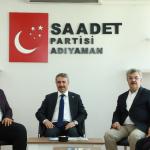 ADIYAMAN (PERRE) - (Berfin GÜRBÜZ) - AK Parti Teşkilat Başkan Yardımcısı ve Adıyaman Milletvekili Mustafa Alkayış, Adıyaman temasları kapsamında MHP Adıyaman İl Başkanı Ali Önat ile Saadet Partisi Adıyaman İl Başkanı Haş...