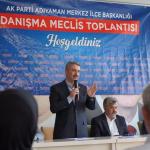 ADIYAMAN (PERRE) - (Berfin GÜRBÜZ) - AK Parti Teşkilat Başkan Yardımcısı ve Adıyaman Milletvekili Mustafa Alkayış, Merkez İlçe Danışma Meclisi Toplantısı'nda teşkilat mensuplarıyla bir araya gelerek yürütülen çalışmalar...
