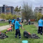 ADIYAMAN (PERRE) - (Berfin GÜRBÜZ) - Adıyaman Belediyesi Park ve Bahçeler Müdürlüğü ekipleri, kent genelindeki park ve yeşil alanlarda bakım ve temizlik çalışmalarını sürdürüyor.