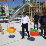 ADIYAMAN (PERRE) - Şeriban ÖZÇAKMAK - Denizli Büyükşehir Belediyesi'nin destekleriyle Adıyaman'ın Karapınar Mahallesi'nde yapımı devam eden 3 bin 500 metrekarelik park projesinde sona gelindi.