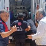 ADIYAMAN (PERRE) - Şeriban ÖZÇAKMAK - Adıyaman'ın Besni ilçesinde yapımı devam eden bir inşaatta çalışan işçi, üçüncü kattan düşerek yaralandı.