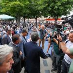 ANKARA (PERRE) - (Şeriban ÖZÇAKMAK) - YENİ Parti'nin kuruluş dilekçesinin İçişleri Bakanlığı'na verilmesinin ardından Manisa Milletvekili Özgür Özel, beraberindeki milletvekilleriyle Hacı Bayram-ı Veli Camii'nde cuma nam...