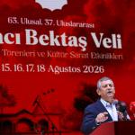 NEVŞEHİR (PERRE) - (Berfin GÜRBÜZ) - YENİ Parti Genel Başkanı Özgür Özel, Nevşehir'in Hacıbektaş ilçesinde düzenlenen 63'üncü Ulusal ve 37'nci Uluslararası Hacı Bektaş Veli Anma Törenleri ve Kültür Sanat Etkinliği'ne kat...