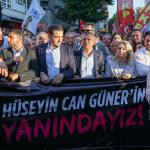 ANKARA (PERRE) - (Şeriban ÖZÇAKMAK) - Çankaya Belediye Başkanı Hüseyin Can Güner'in gözaltına alınması, CHP Ankara İl Örgütü'nün çağrısıyla Ankara'da protesto edildi.