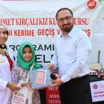 ADIYAMAN (PERRE) - (Berfin GÜRBÜZ) - Mehmet Kırçalı Kur'an Kursu'nda yaz dönemi Kur'an kurslarının kapanış programı, öğrenciler ve velilerin katılımıyla gerçekleştirildi.