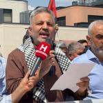 ADIYAMAN (PERRE) - (Şeriban ÖZÇAKMAK) - Adıyaman Filistin Dayanışma Platformu tarafından Kent Meydanı'nda Cuma Namazı'nın ardından basın açıklaması yapıldı.