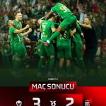 DİYARBAKIR (PERRE) - (Şeriban ÖZÇAKMAK) - Trendyol Süper Lig'in 6'ncı haftasında Beşiktaş'ı sahasında 3-2 mağlup eden Amedspor, puanını 13'e yükselterek averajla liderliğe yerleşti.