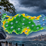 Meteoroloji Uyardı: Birçok Bölgede Sağanak, Marmara ve Karadeniz’de Fırtına Bekleniyor